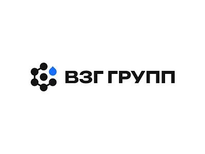 Voronezh Hydraulic Equipment Plant bran chemistry drop factory hexagon logo screw water