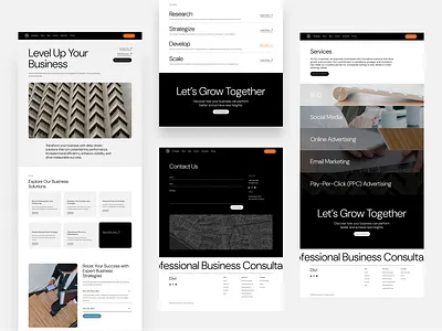Proffesional Website Layout Pack branding divi freelancer icon logo proffesional service services ui user research ux web design zaib ali