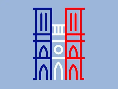 Architectural Elegance – France abstract design architecture art colorful creative design france french culture graphic design heritage illustration landmark line art minimalist modern illustration paris parisian style pattern symbolic tricolor