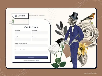 Sign In : Sign Up collage contact dashboard design finance fintech form get in touch input field login minimalistic mix media onboarding saas sign in sign up ui ux web design website