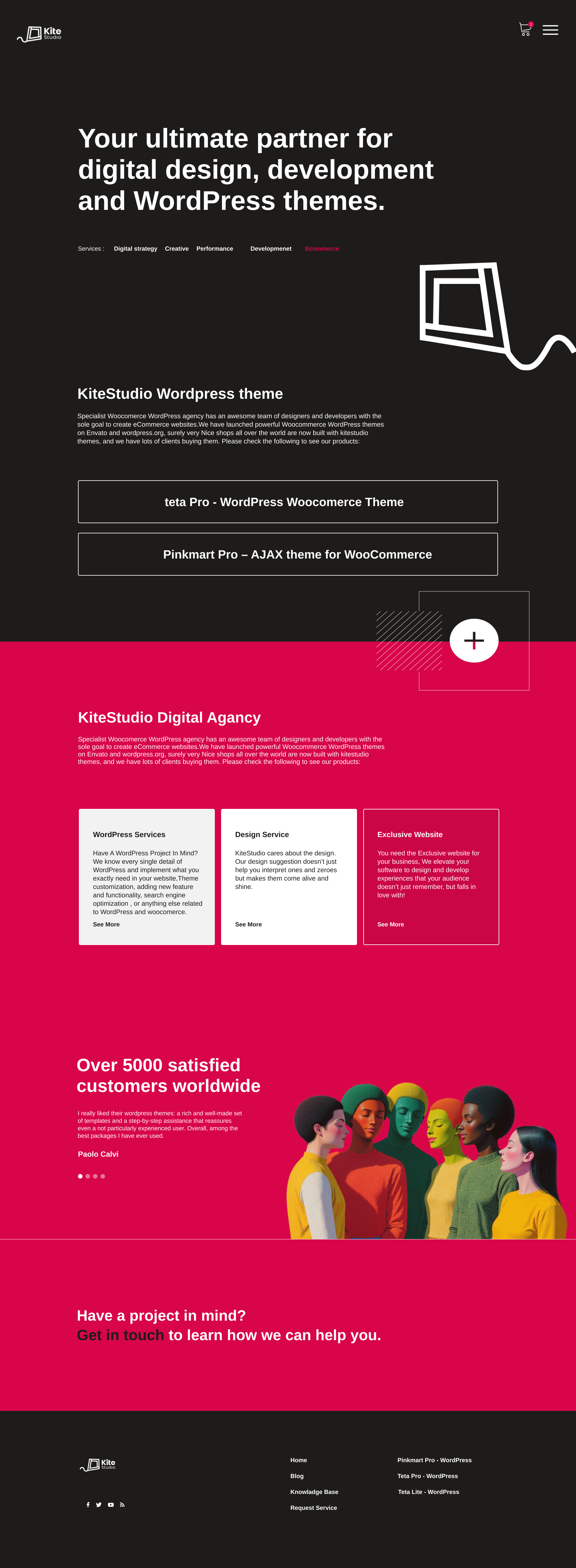 Redesign the KiteStudio.co Digital Agency after effect animation branding dark figma interaction motion graphics ui ux web agancy web studio