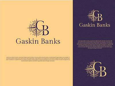 Gaskin Banks logo best logo branding colourful logo creative design exibition graphic design jewellery logo logo mark luxury premium ring symbol vector