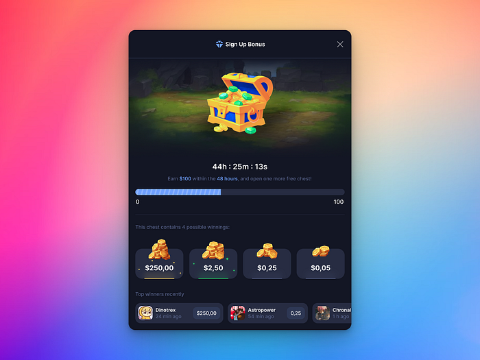 Browse thousands of Prize UI images for design inspiration | Dribbble