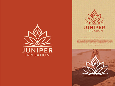 Juniper Irrigation logo concept best logo branding colourful logo creative design designer fashion graphic design icon jewellery logo logo mark luxury modern premium symbol vector