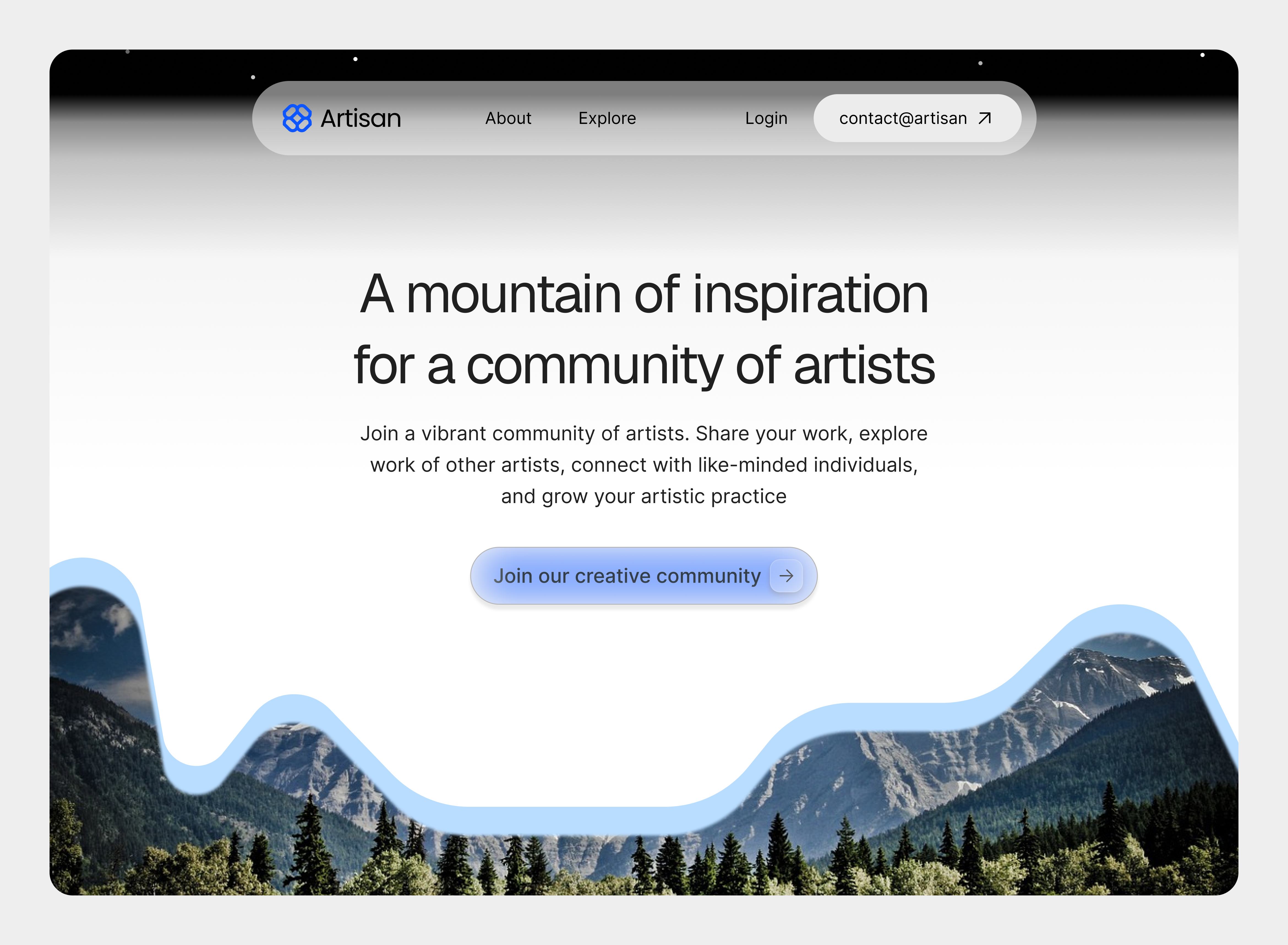 Example of Figma To Framer Landing Page