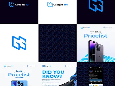 Brand Design for Gadget 101 branding graphic design logo