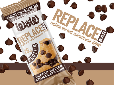 Protein Bar Packaging box design branding design cookie diary dough label design lactose free natural snack no sugar protein protein bar replace sport food