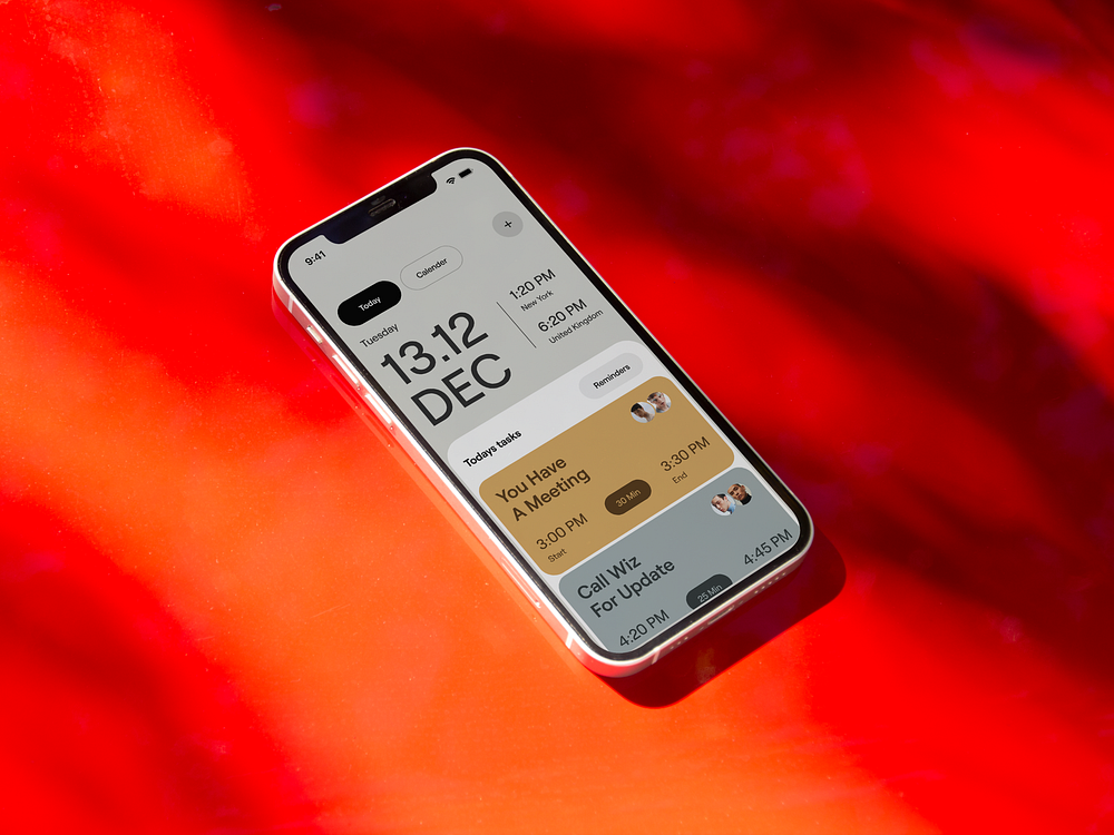 Mobile App Calendar by Sajon for Orix Creative on Dribbble