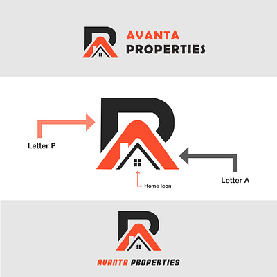 Real Estate Logo Design 3d animation arshibbir branding design graphic design illustration logo logo design motion graphics typography ui ux vector