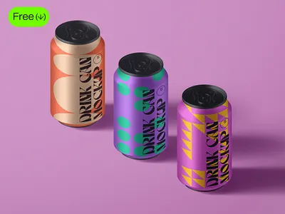 😍 Free drink mockup free aluminium can mockup free can mockups free drink can mockup free mockup free packafging mockup freebies