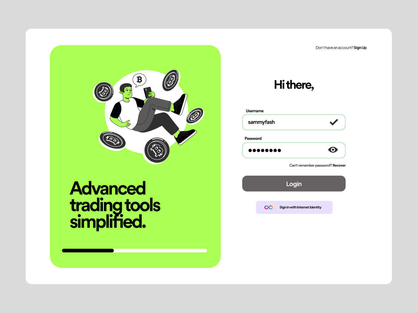 Animated onboarding screens for web app animation blo blockchain cryptocurrency motion graphics ui web3