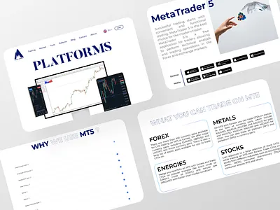 Platforms Web Page paas platform ui design