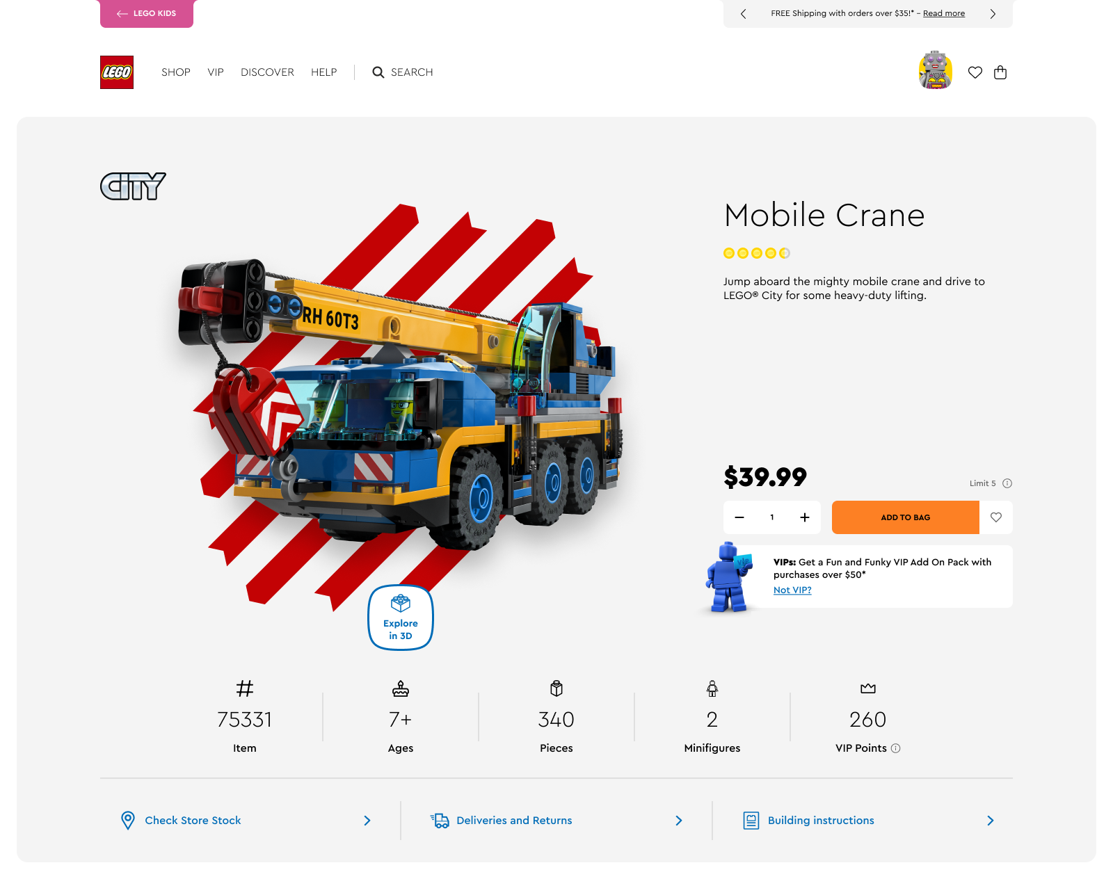 LEGO.com | Hero section reimagined Image 6