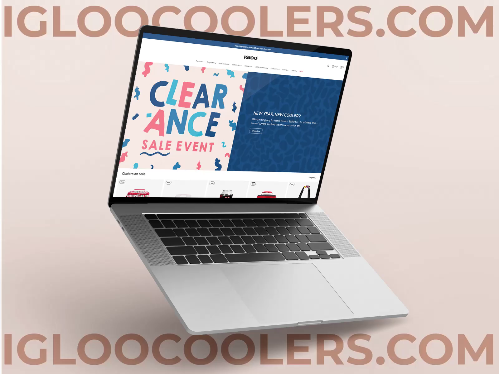 IGLOO COOLERS website creation by Robb P on Dribbble