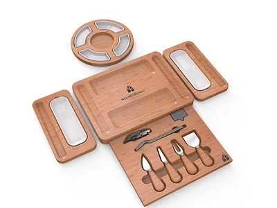 Charcuterie 3d 3d modeling 3d rendering 3d visuals graphic design keyshot vray