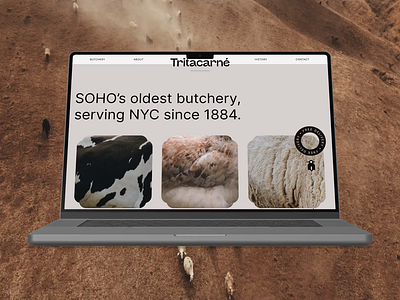 Tritacarné Butchery butcher butchery design challenge desktop farm figma fuck capitalism large type micro interactions ui ui ux video mockup