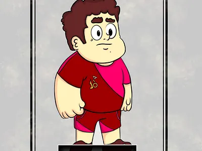 Emonk my first character graphic design illustration vector