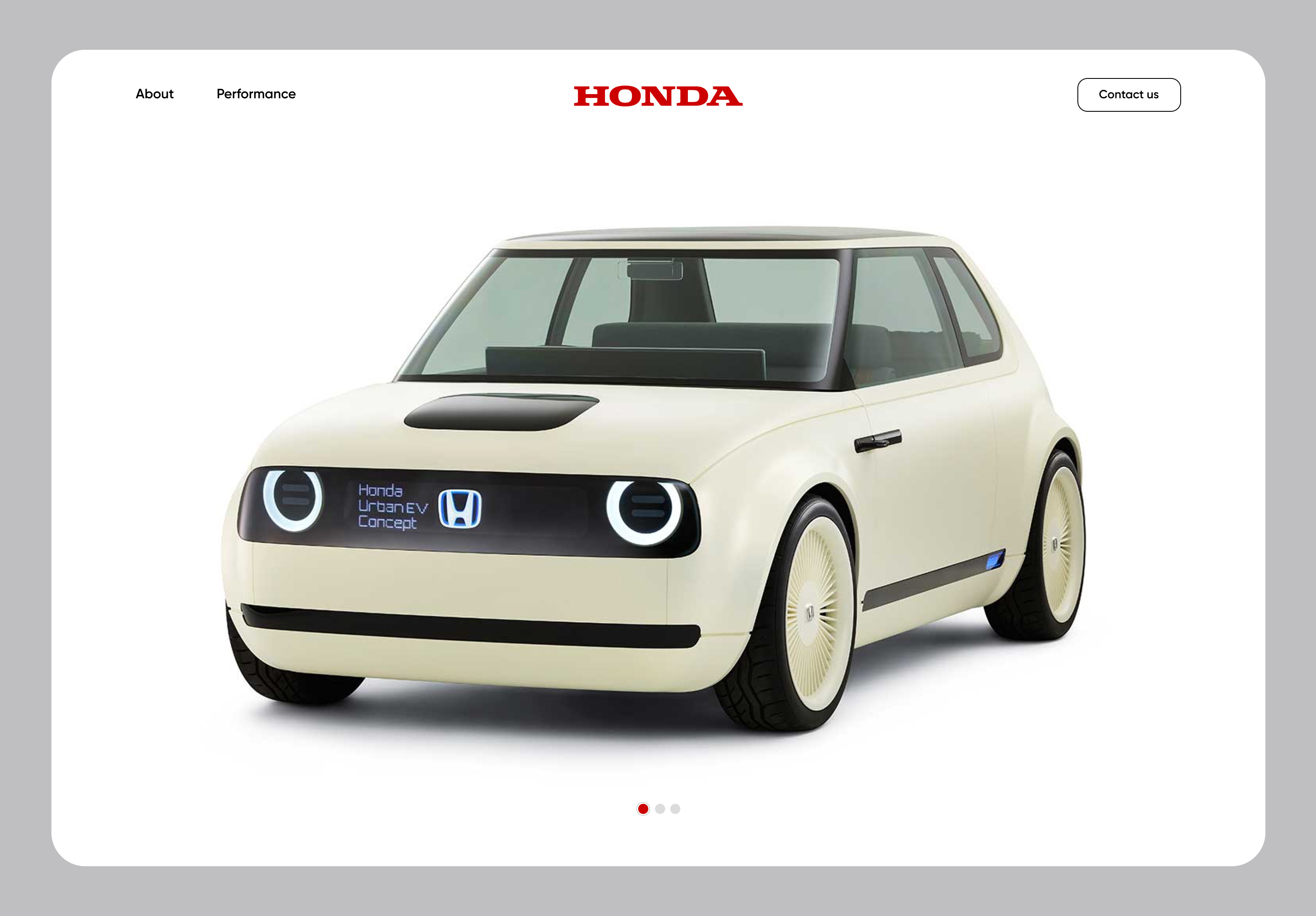 Honda Urban EV Concept 2023 website agency auto auto machine car car landingpage car reviews car show company design ecommerce website honda landing page landingpage minimal minimal website ui ui design ux website