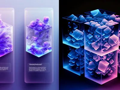 Glassmorphism design digital glassmorphism graphic design