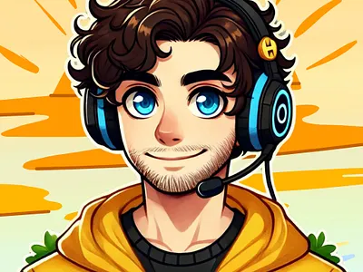 Customzied Profile Picture gaming graphic design logo pfp streaming