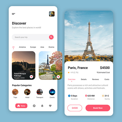 Travel App - UIDesignz