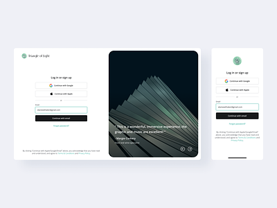 Login and sign up page | Iris UI daily ui form green log in modern responsive sign in sign up ui design user interface vector web design