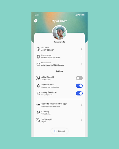 User Profile (UI daily challenge #6) ui