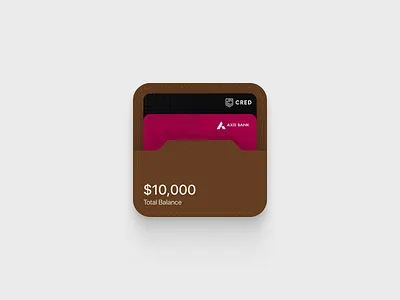 Wallet Widget IoS android animation application branding ios ui wallet widget