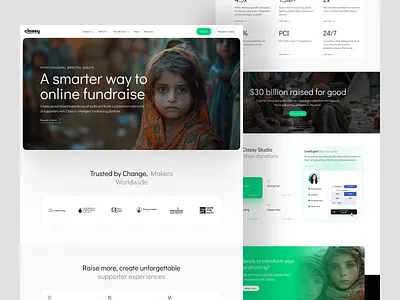 Online Fundraising Charity Website campaign charity charity website crowdfunding donate donation finance funding fundraiser fundraising landing page ngo non profit online fundraising website organization responsive design shasanko creations volunteer web design website