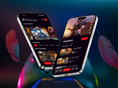 Game Live Streaming Mobile App casino online crypto gambling game game app game ui live casino live show live streaming mobile app mobile app design mobile casino original games play service streaming ui video video game
