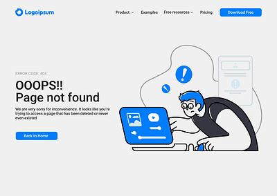 404 ERROR PAGE (UI daily challenge #8)