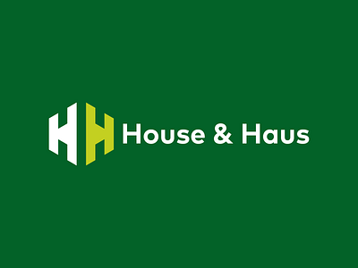 House & Haus Logo brand branding design graphic design h haus home house letter logo logo design minimal modern ui
