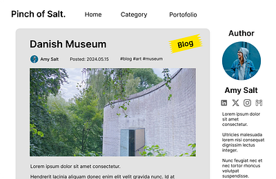 Blog Post dailyui design ui ux