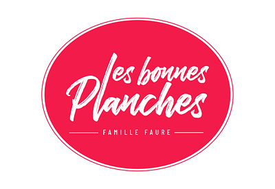 Les bonnes Planches • Identity blue charcuterie cheese epicerie french french color grocery identity lesbonnesplanches logo print red store ui wine