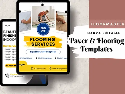 FLOORMASTER – Flooring Social Media Templates - Ready-to-Post social media post templates social media templates