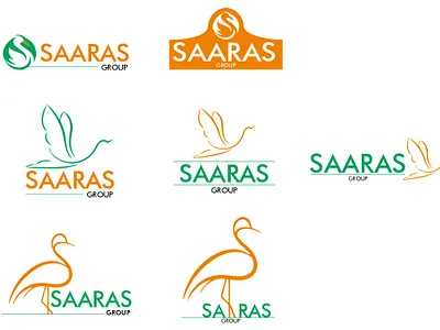 SAARAS branding design logo