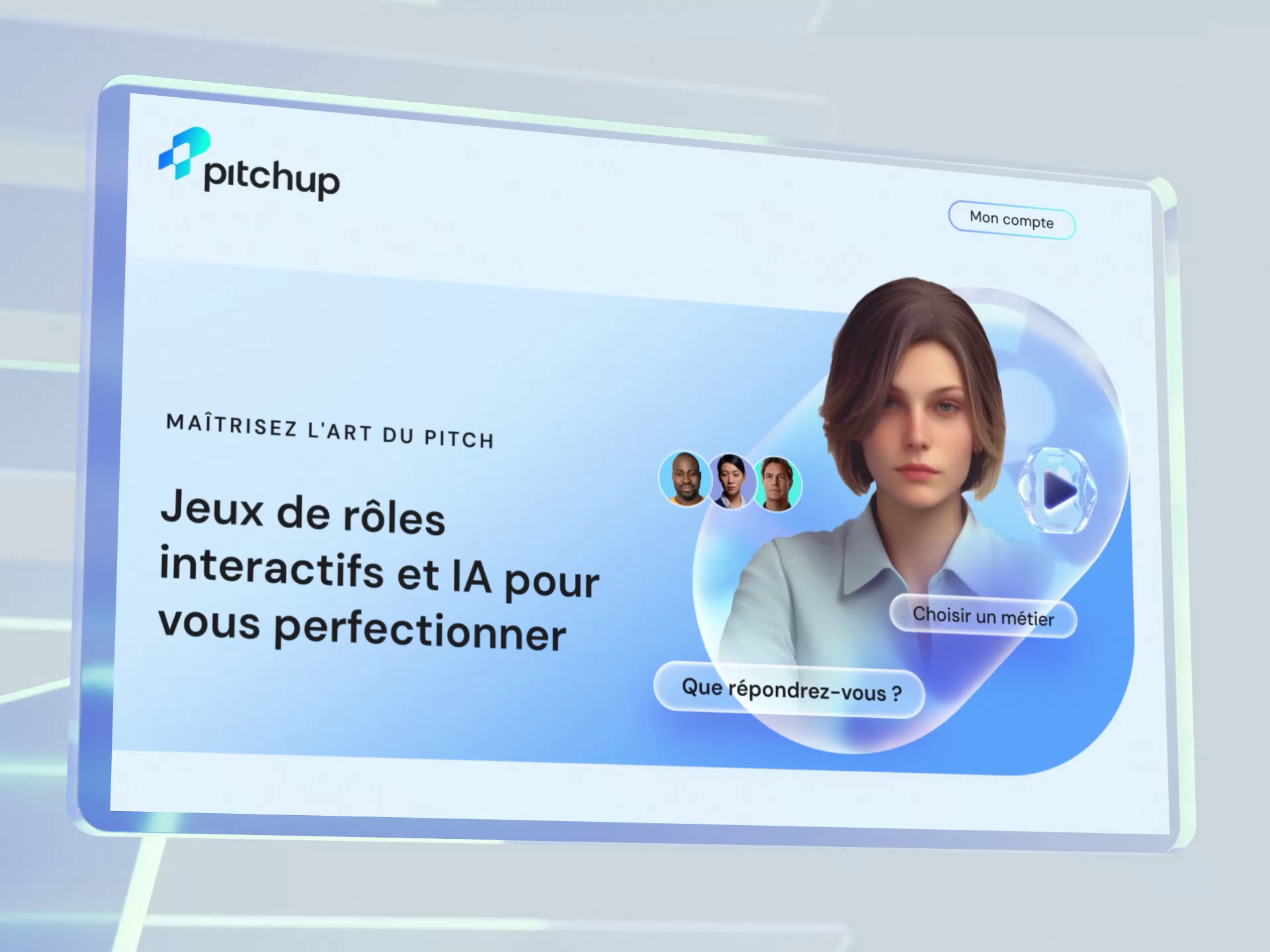 Example of Hero Section / Header Design For Website