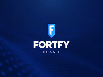 Branding Fortfy animation app brand branding graphic design logo security