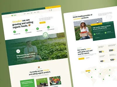 Zaigru - Agriculture & Farm Website agriculture web template creative web design eco friendly design green business website landing page minimal design organic farm template responsive design sustainable website template design ui ui kit uiux uiux design web design web development webflow webflow template website concept website template