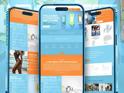 J & P CARE INFUSION acuity branding graphic design shopify ui website design wix