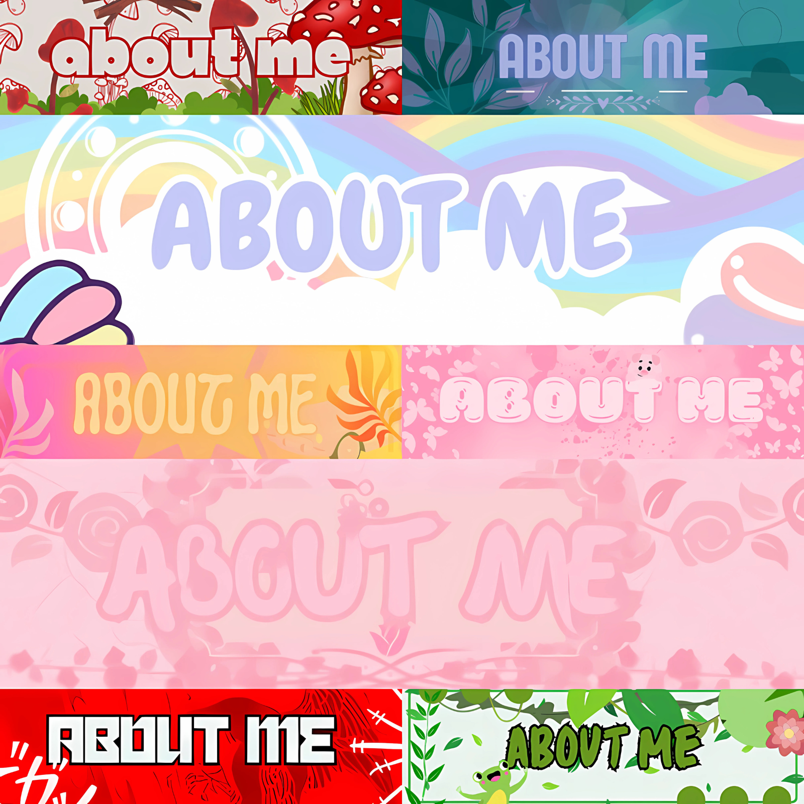 Example of Customized Twitch Panels 