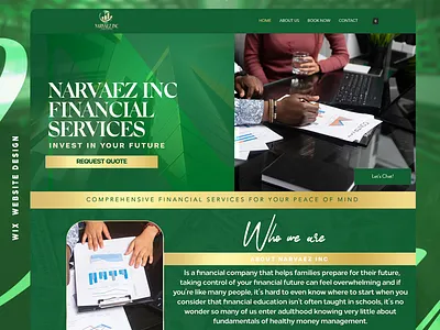 NARVAEZ INC FINANCIAL SERVICES credit card credit score finace finacial services wix website