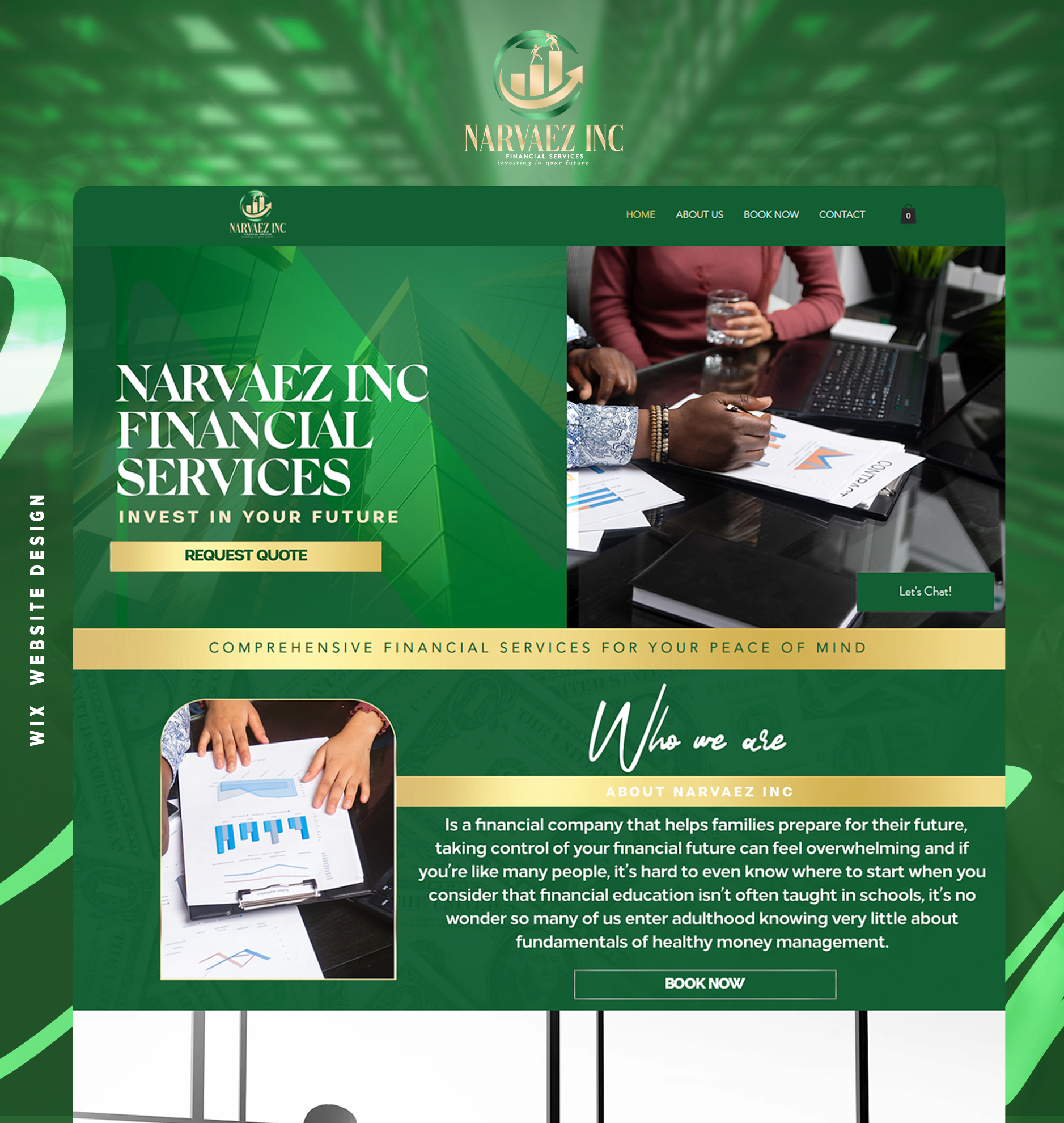 Example of Wix Website Design And Development