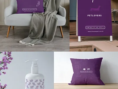 Branding - MIAU E AU PET app branding design graphic design illustration logo typography ui ux vector