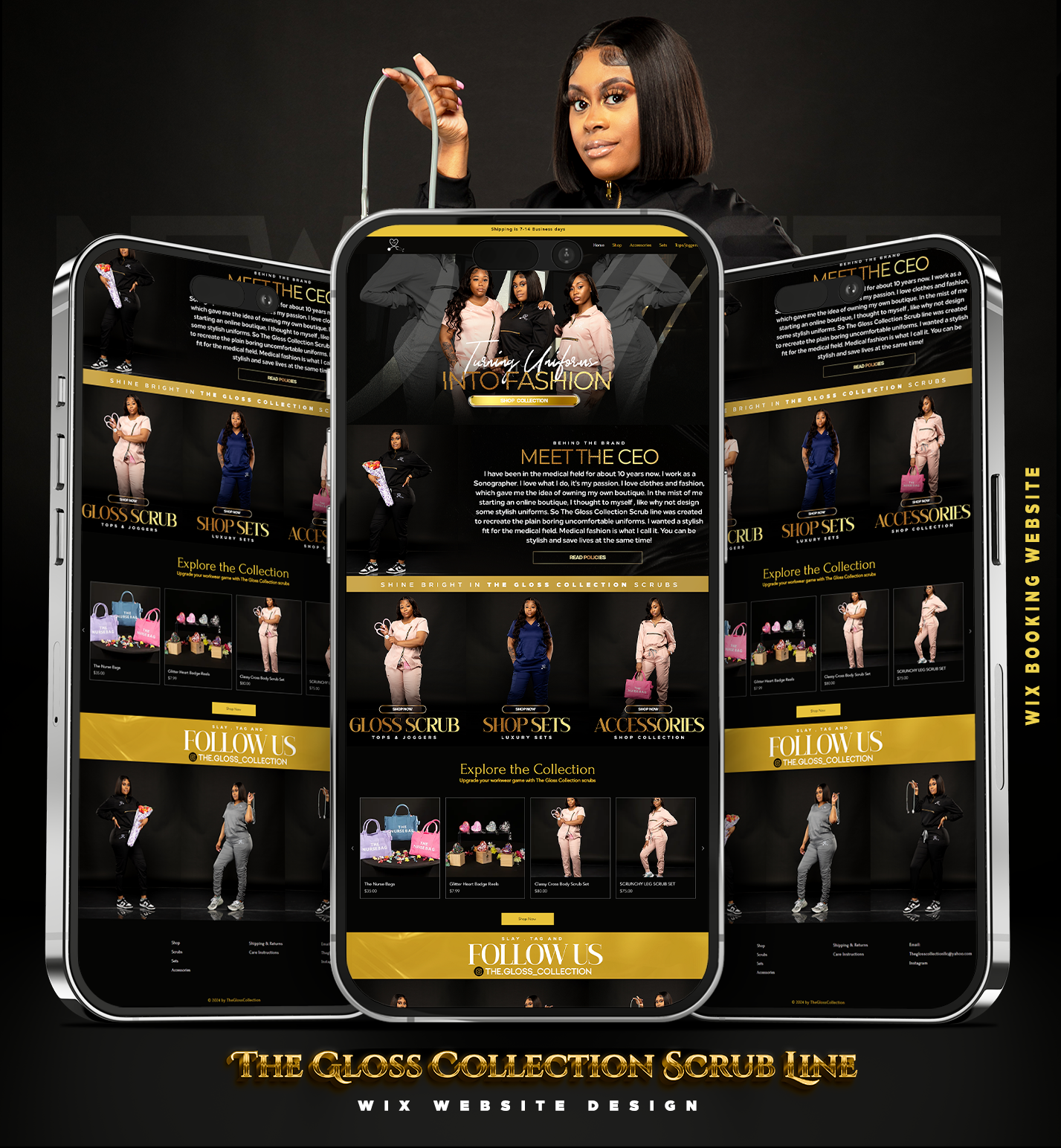 Example of Wix Website Design And Development