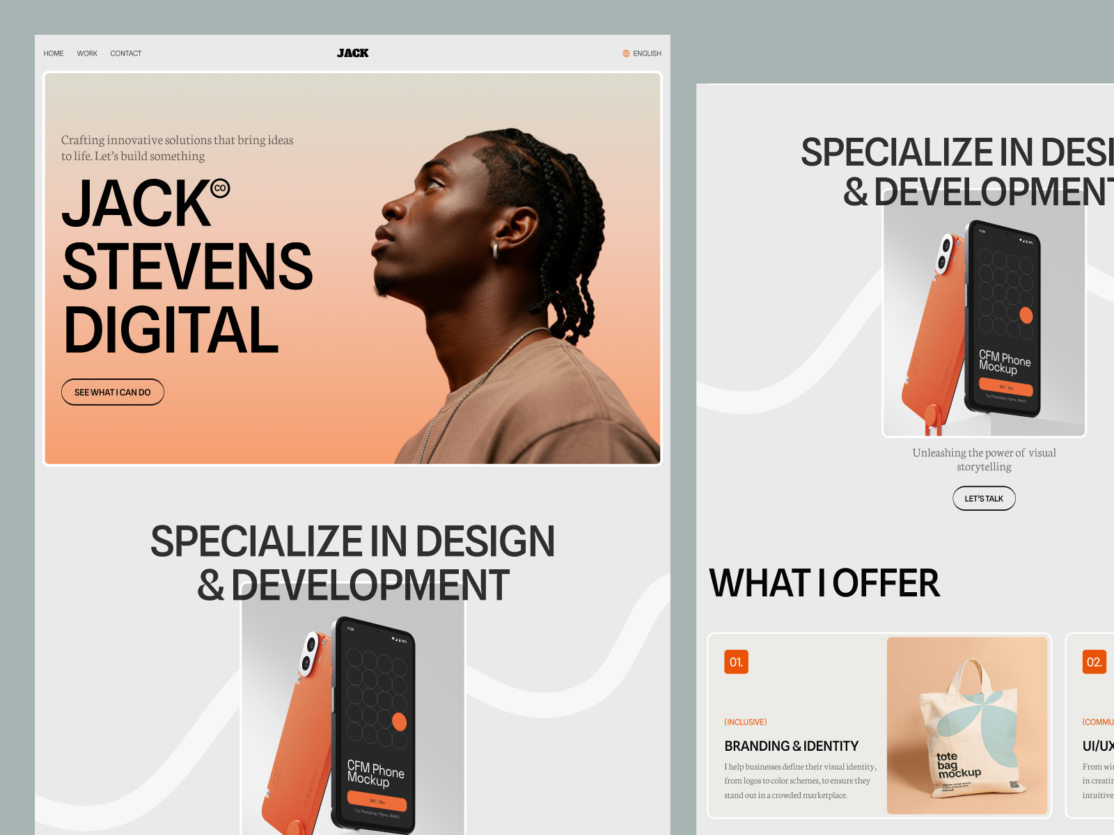 Example of Single Landing Page Design