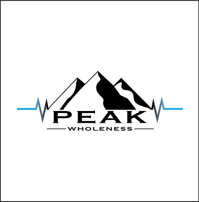 PEAK WHOLENESS ™ branding design graphic design illustration logo vector