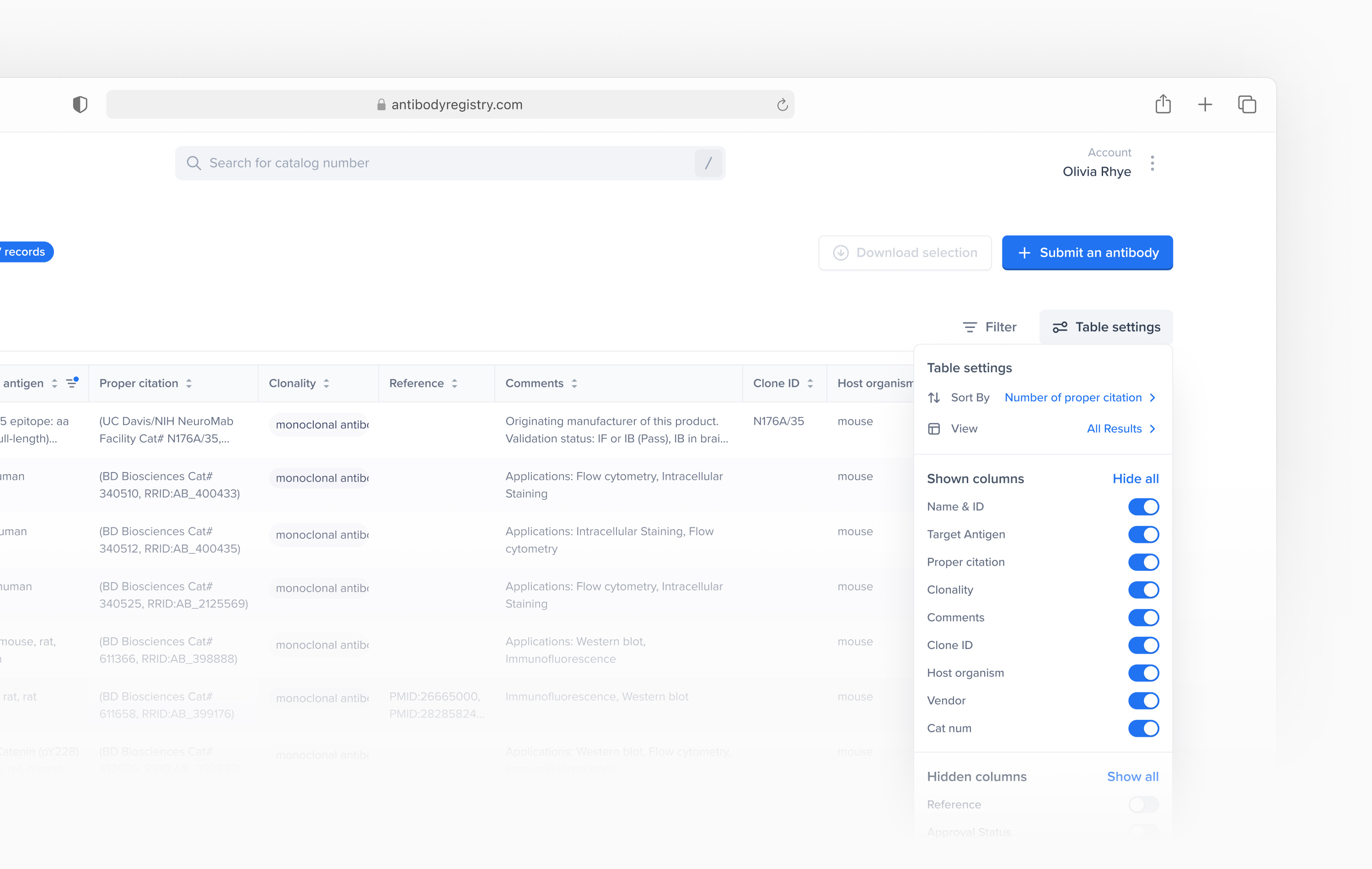 Table customization popover design table table design ui ui design ux