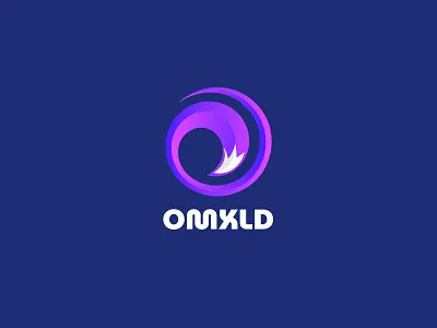 O Fox Logo – Modern Gradient Tech-Inspired Brand Identity abstract logo crypto logo digital logo fox logo gradient logo logo mascot logo modern logo purple logo tech logo