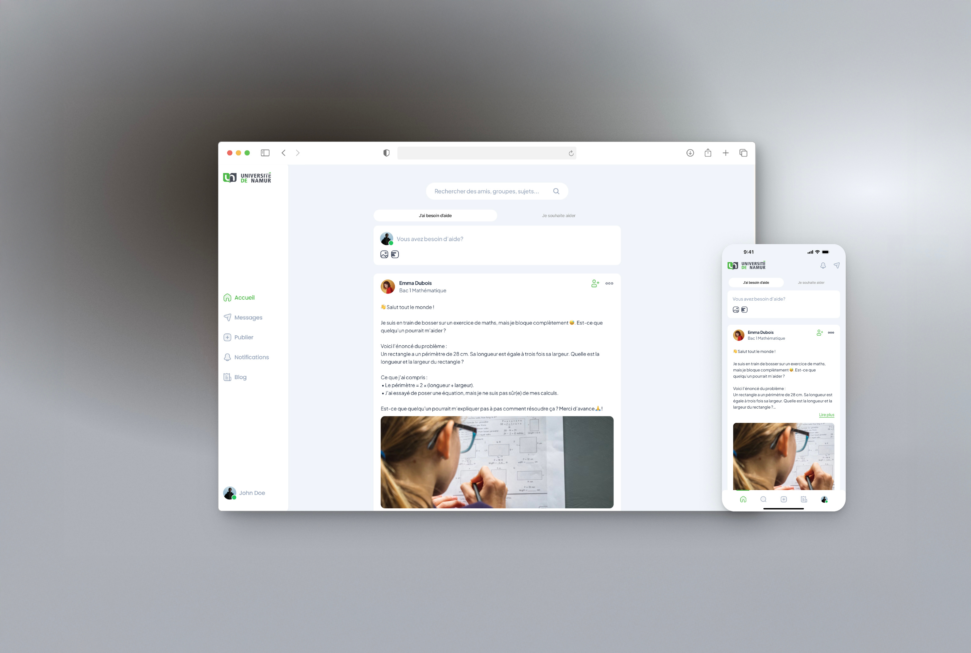 Unisaide – Plateforme d’entraide étudiante design high school product design school students ui university ux web web design